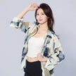 Lapel Long Sleeve Printed Shirt