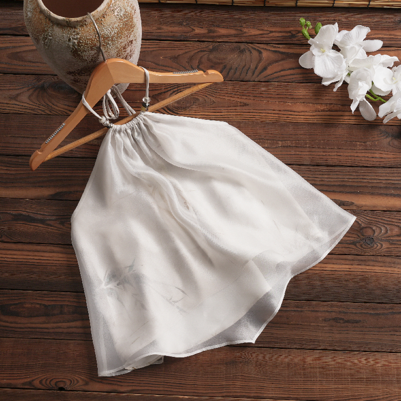 Beaded Straps Halter Asymmetrical Top