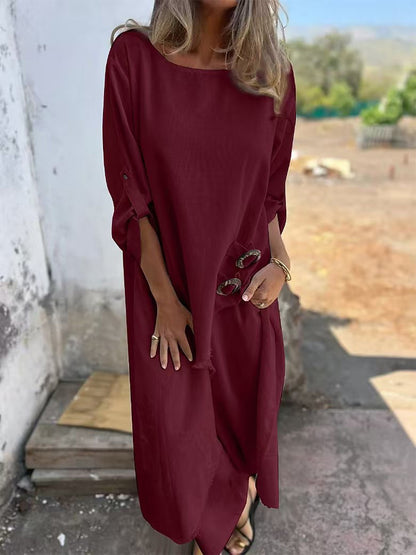 Loose Irregular Robe and Trousers Set