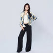 Lapel Long Sleeve Printed Shirt