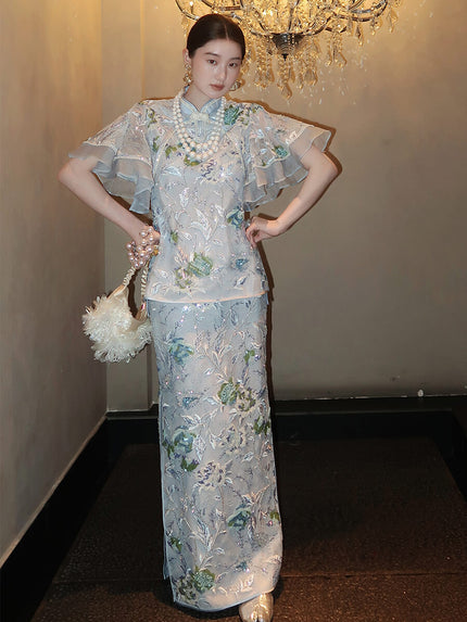 Bead_Embroidery_Frog_Closure_Button_Top_and_Split_Skirt_Set_12