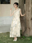 Butterfly_Printed_Drawstring_Sleeveless_Maxi_Dress_2
