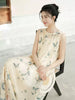 Butterfly_Printed_Drawstring_Sleeveless_Maxi_Dress_5