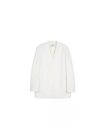 Collarless_Thin_Shoulder_Pad_Back_Split_Blazer_5