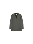 Collarless_Thin_Shoulder_Pad_Back_Split_Blazer_8