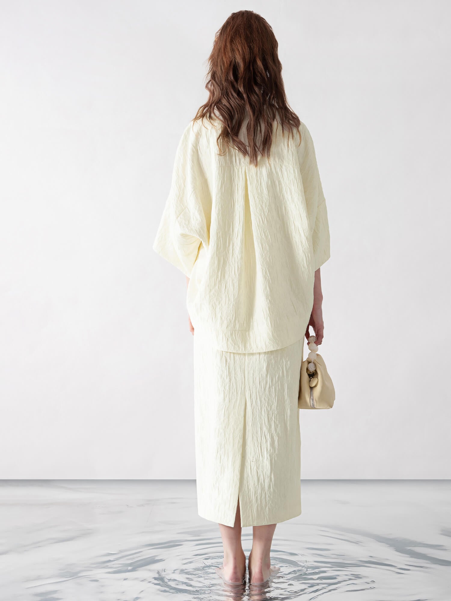 Crepe_Jacquard_Three-quarter_Sleeve_Top_and_Elastic_Waist_Skirt_Set_3