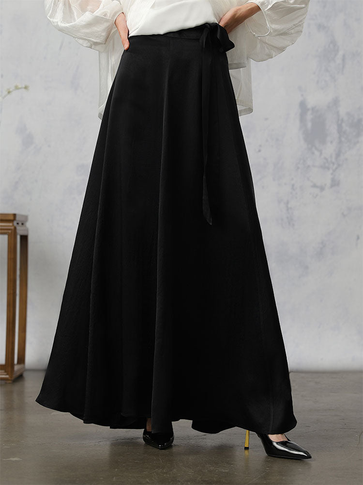 DanMoQingYan_BlackA-lineSkirt_1