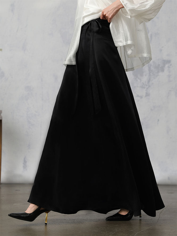 DanMoQingYan_BlackA-lineSkirt_2