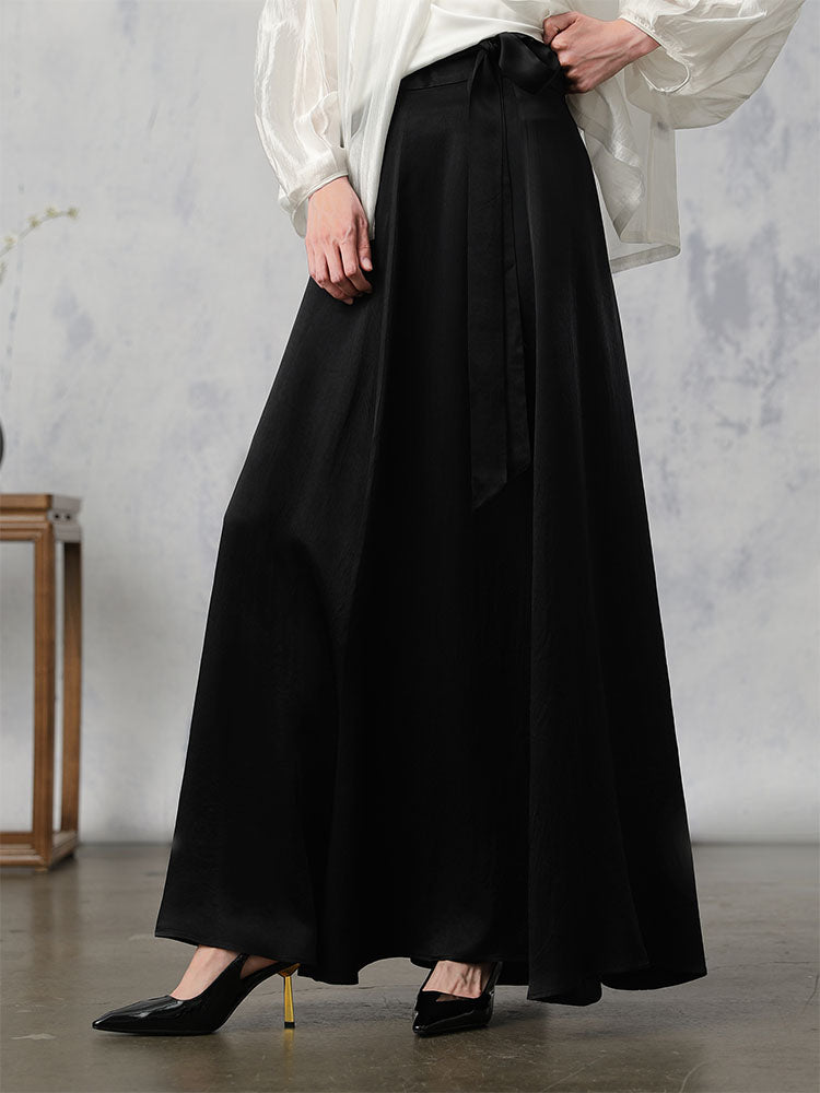 DanMoQingYan_BlackA-lineSkirt_4