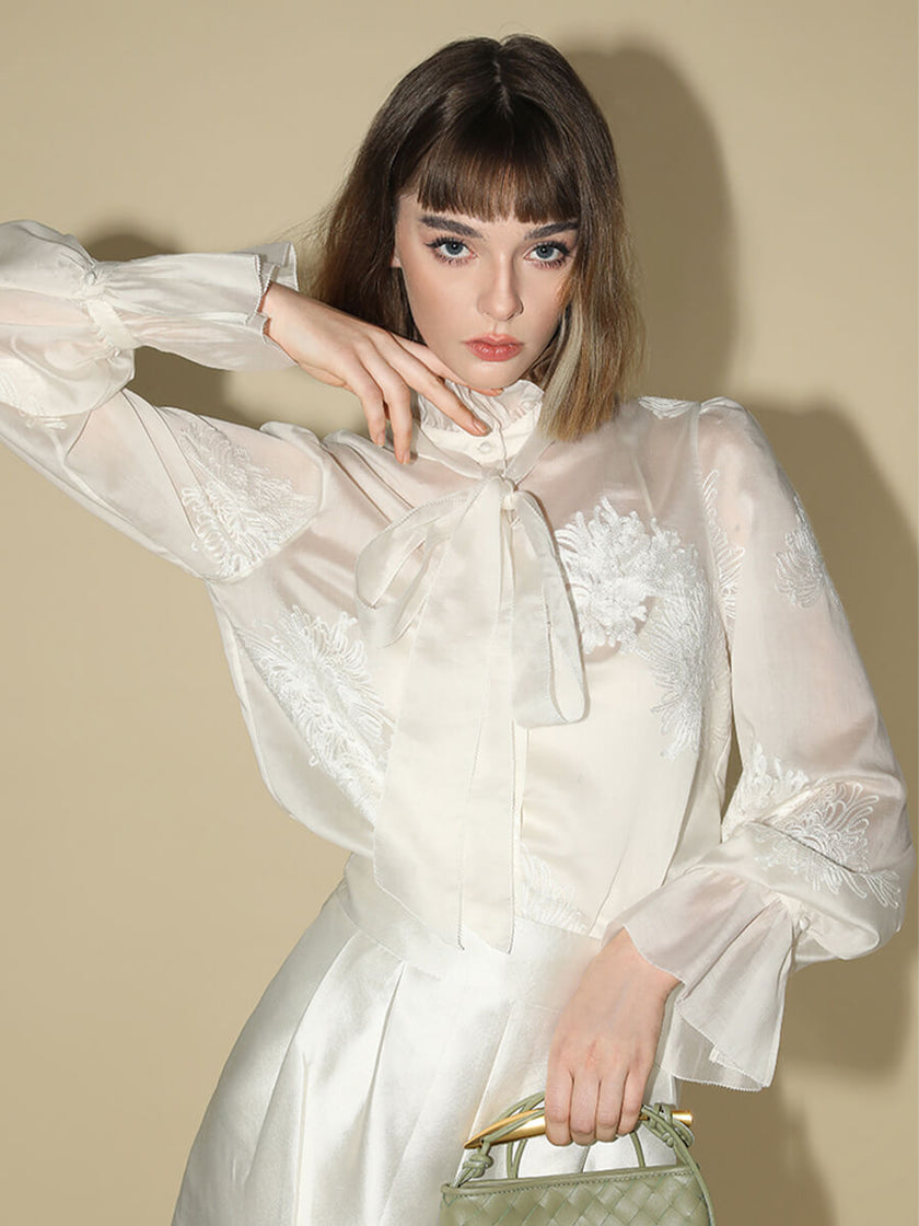 Detachable_Tie_Embroidered_Top_and_Camisole_Two-piece_Set_5