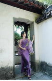 Embroidered Hollow Outer Shirt Three-dimensional Flower Sling V-neck A-line Dress 7