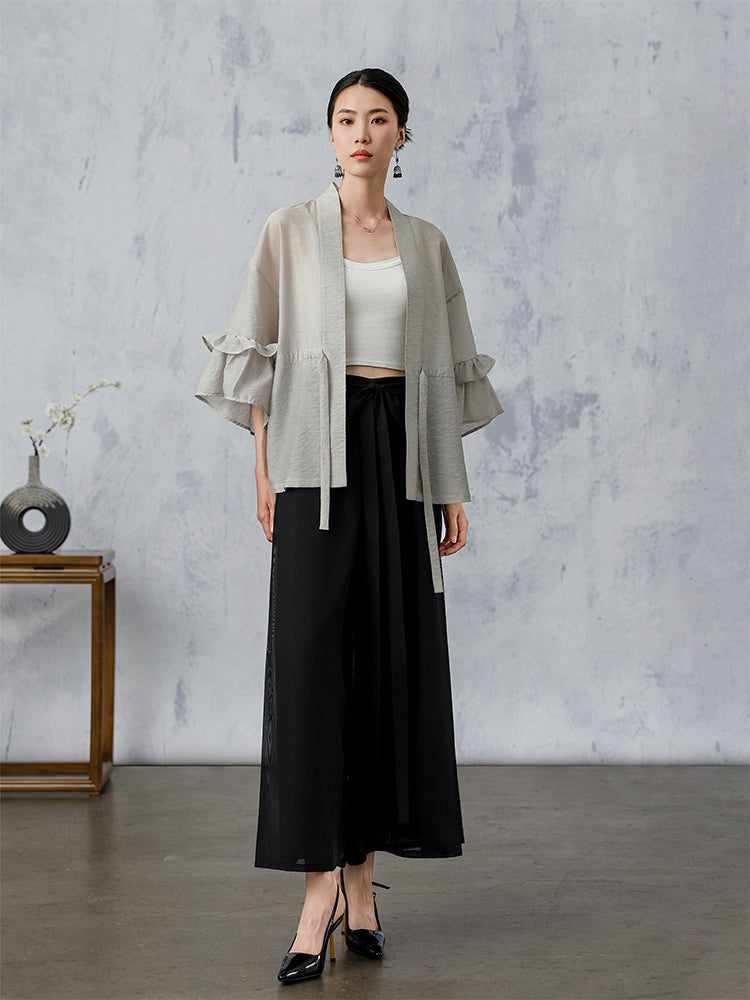 FengHeJu_nbsp_Ruffle_Sleeve_Cardigan_Top_3