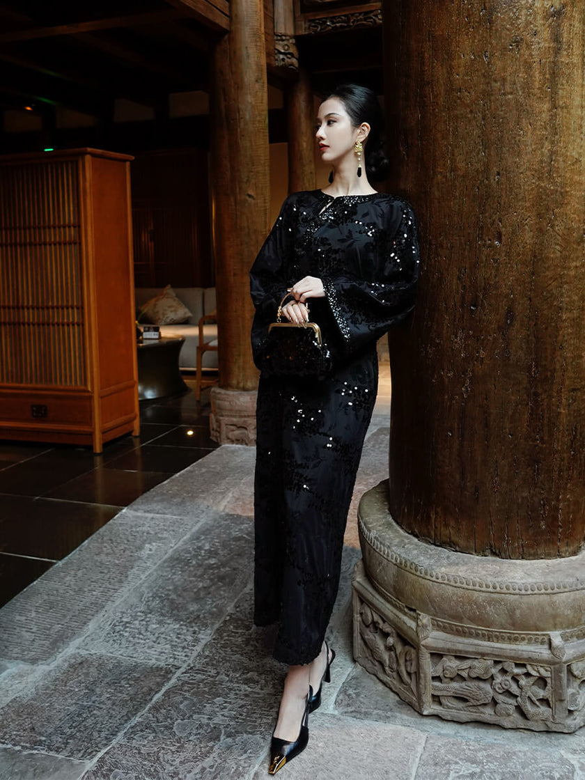 Flocked_Sequin_Embroidered_Split_Maxi_Dress_3