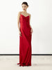 Flower Decoration Sleeveless Top And Spaghetti Straps Set Wedding Dress Set 3