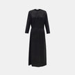 Jacquard_Frog_Closure_Button_Waist-cinching_Elegant_Dress_5