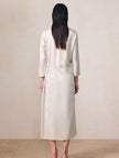 Jacquard_Frog_Closure_Button_Waist-cinching_Elegant_Dress_8