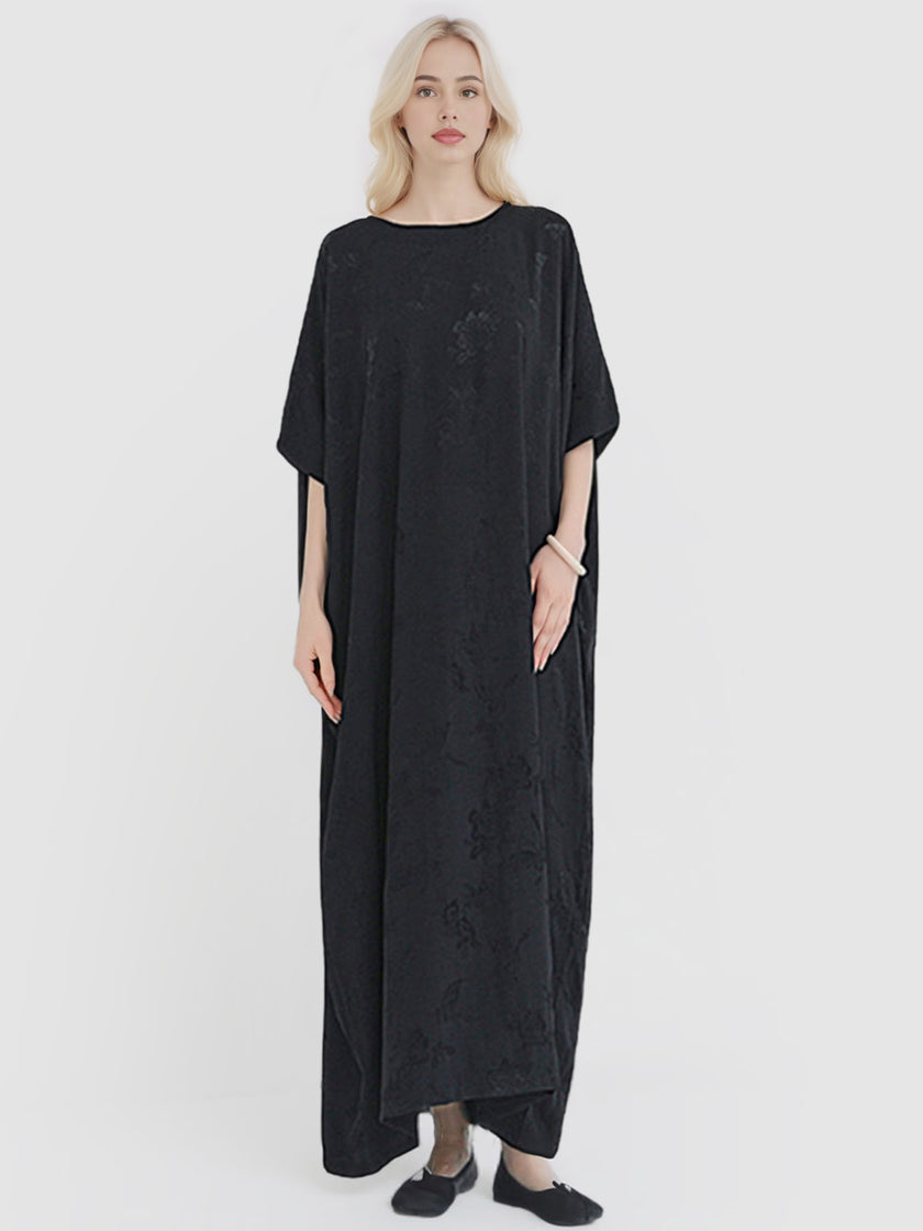 Jacquard_Retro_Minimalist_Maxi_Dress_10