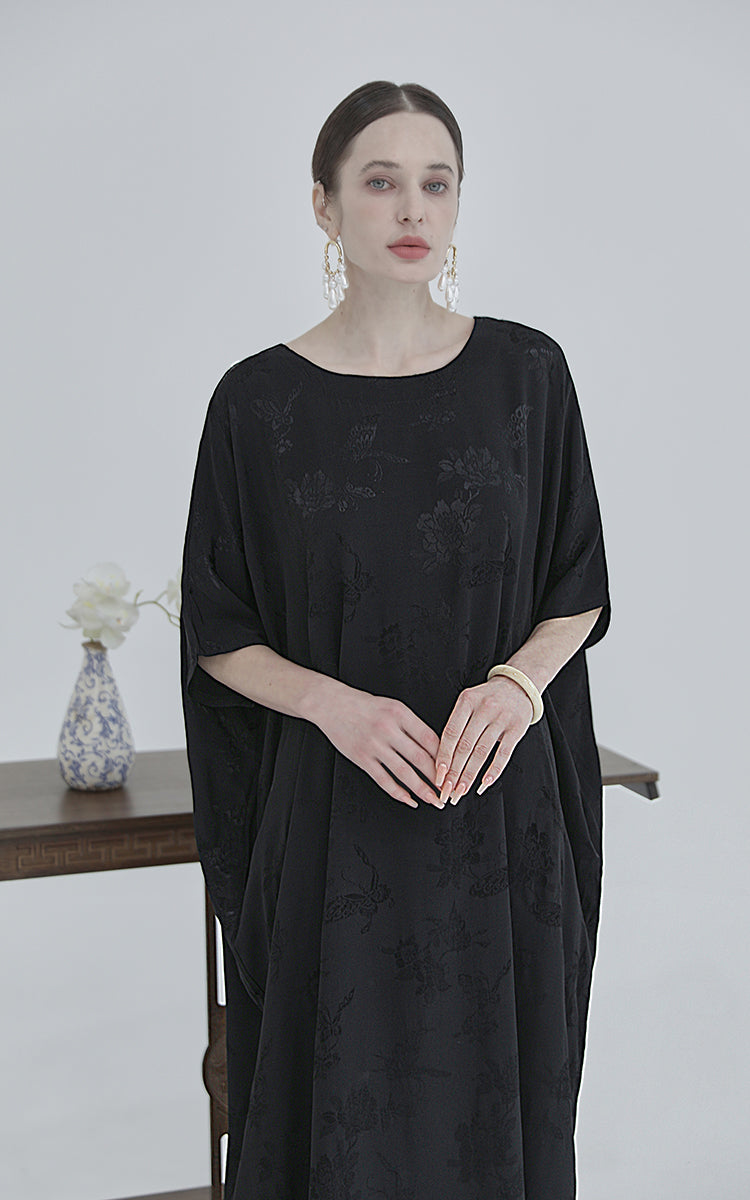 Jacquard_Retro_Minimalist_Maxi_Dress_4