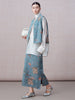 Jacquard_Stand_Collar_Vest_and_Split_Frog_Closure_Button_Skirt_Set_5