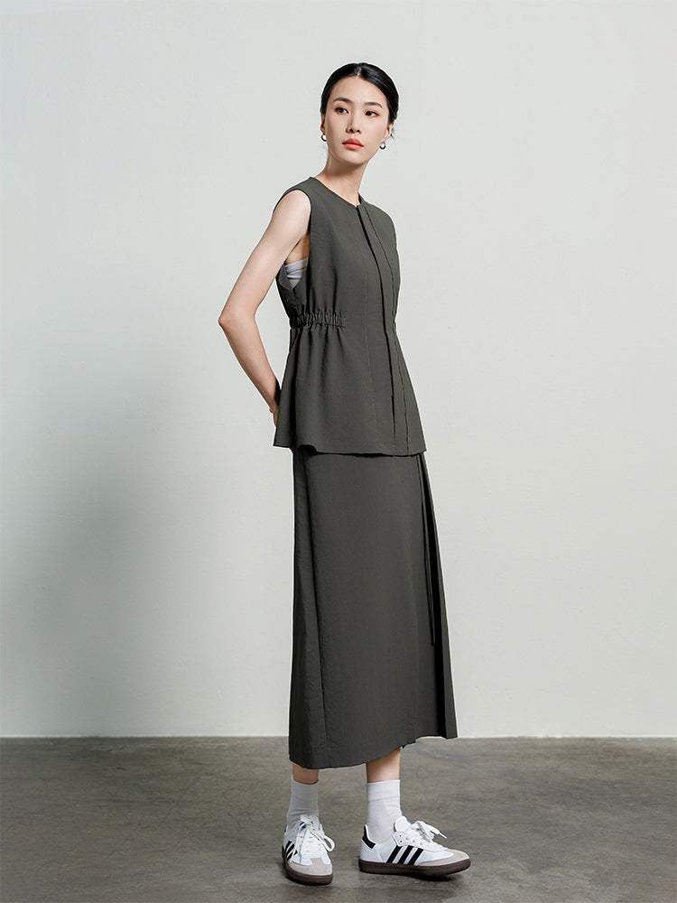 LanYan_Asymmetrical_Pleated_Skirt_4