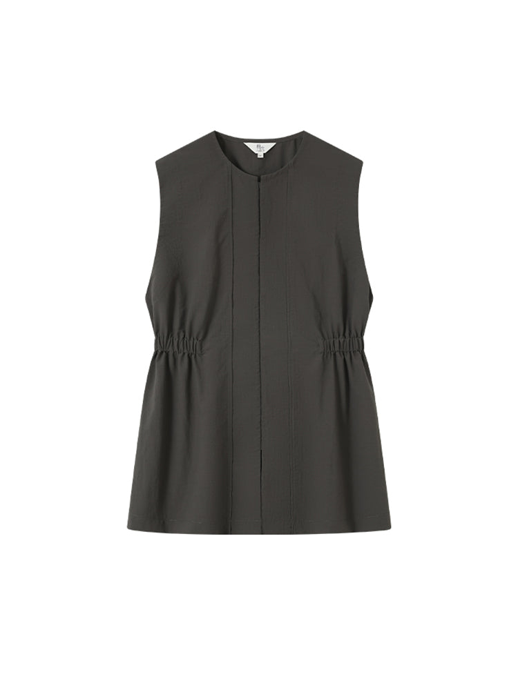 LanYan_Waist-cinched_Cardigan_Vest_4