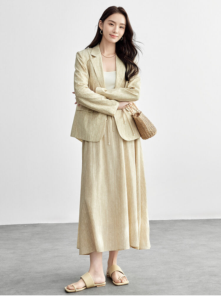 Lapel_Frog_Closure_Button_Suit_and_Elastic_Waist_A-Line_Skirt_Set_3