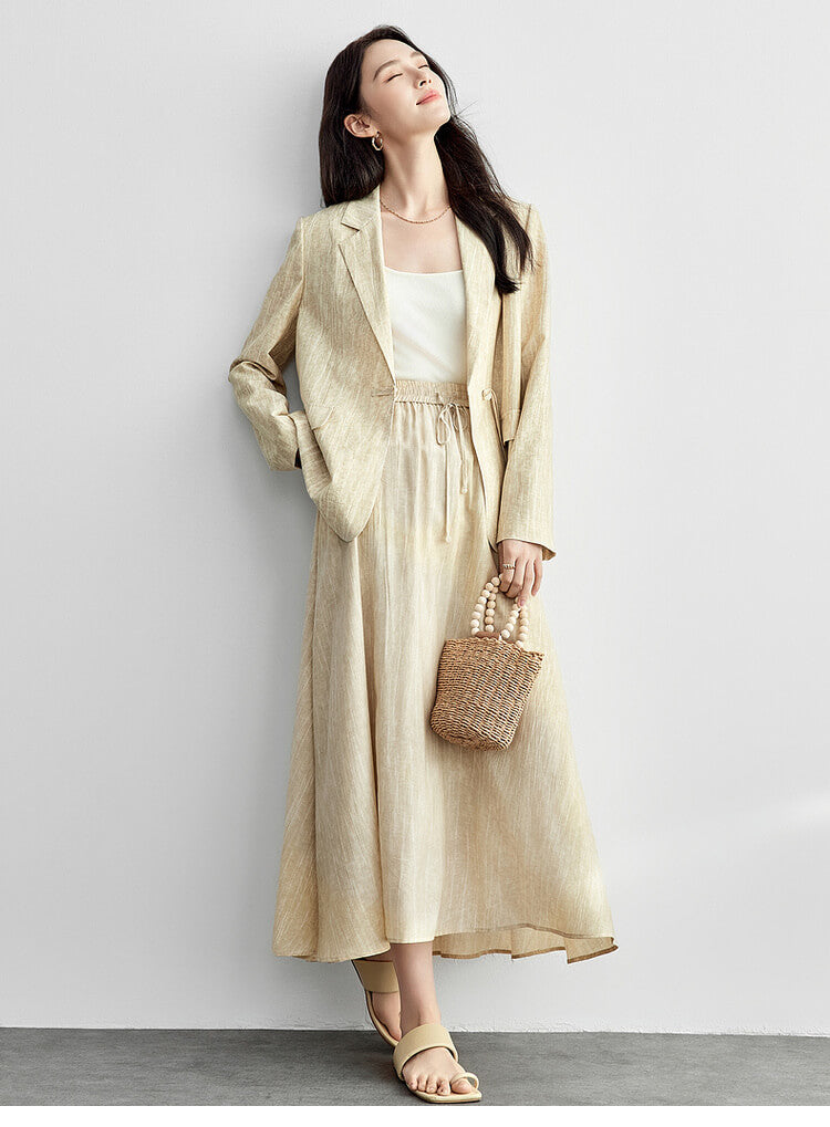 Lapel_Frog_Closure_Button_Suit_and_Elastic_Waist_A-Line_Skirt_Set_4