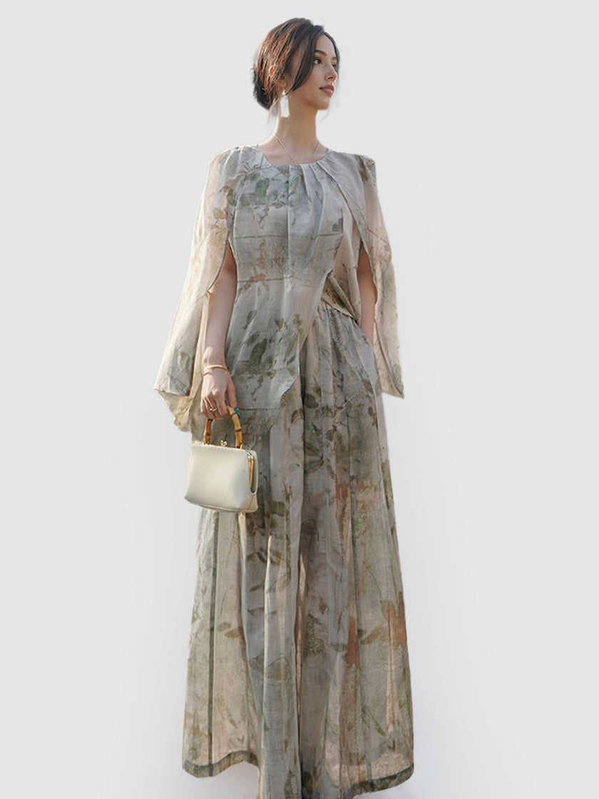 Pleated_Asymmetric_Printed_Top_and_Wide-leg_Pants_Set