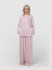 Round-Neck_Cardigan_Embroidered_Top_And_Wide-Leg_Pants_Set_1
