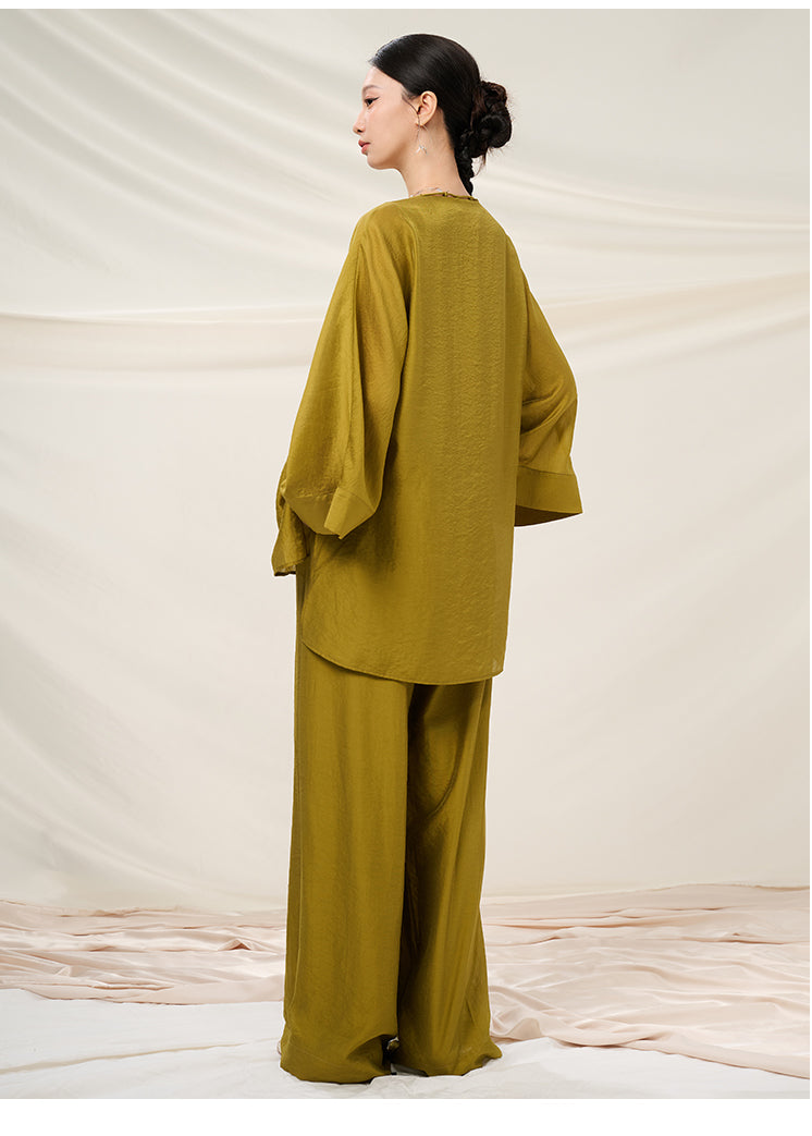 Round-Neck_Cardigan_Embroidered_Top_And_Wide-Leg_Pants_Set_7