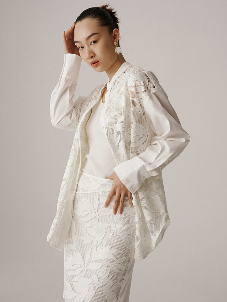 Round_Neck_Lace_Splicing_Long_Sleeve_Shirt_2