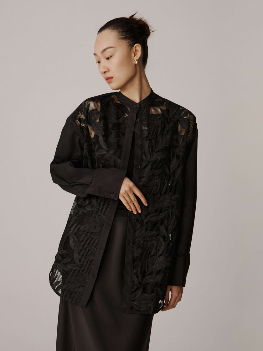 Round_Neck_Lace_Splicing_Long_Sleeve_Shirt_5