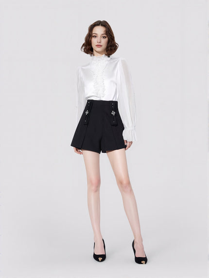 Ruffled_Round_Neck_Lantern_Sleeve_Beaded_Shirt_1