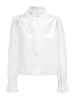 Ruffled_Round_Neck_Lantern_Sleeve_Beaded_Shirt_4