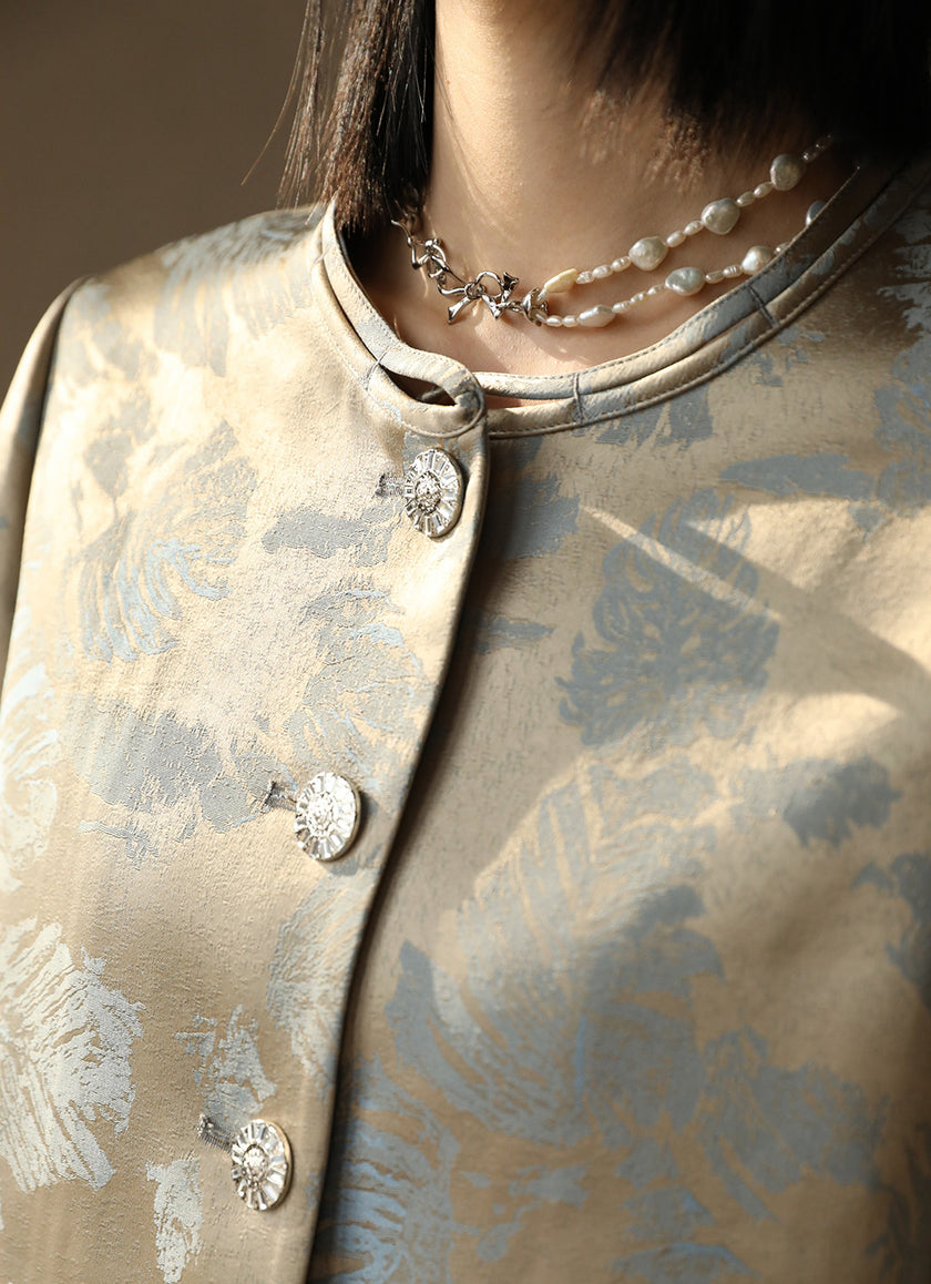 Short_Round_Neck_H-shaped_Jacket_With_Wide-leg_Pants_Set_5