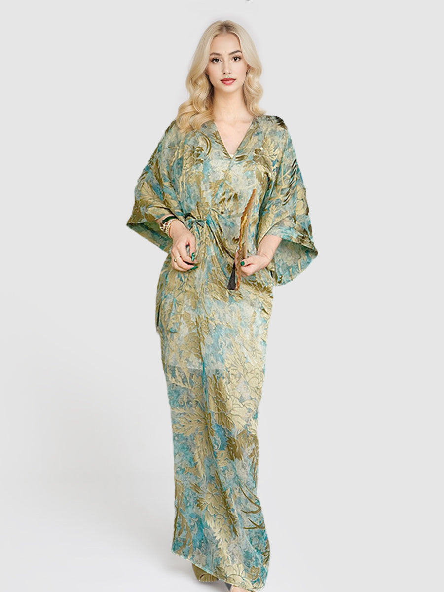 Silk_Burn-out_Pleated_Lace_Up_Maxi_Dress_15