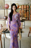 Silk Handmade Velvet Flower Dress 4