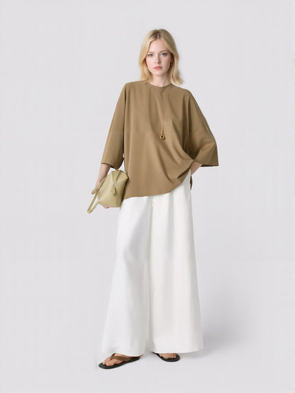 Solid_Color_Round_Neck_Silhouette_T-shirt_11