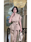 Stand_Collar_Frog_Closure_Button_Vest_and_Skirt_Two-piece_Set_2