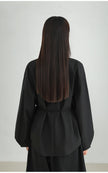 Tencel_V-neck_Drawstring_Minimalist_Chic_Casual_Top_11
