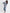 Three-Quarter Sleeve Cheongsam A-line High Waist Dress