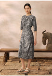 Twist_Tie_Floral_Printed_Midi_Dress_with_Pockets_8