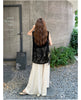 Velvet Jacquard Sleeveless Vest and Wide-leg Pants Set 10