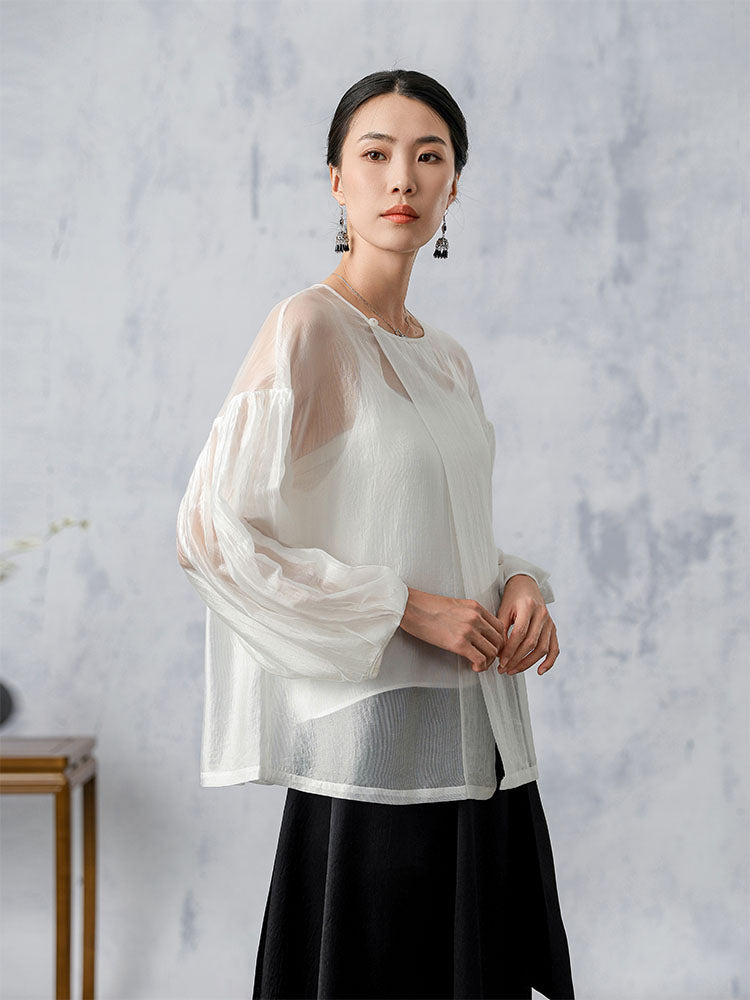 XiaYing_Lantern_Sleeve_Two_Piece_Top_3