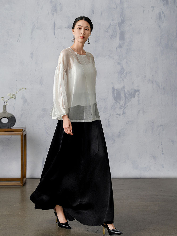 XiaYing_Lantern_Sleeve_Two_Piece_Top_4