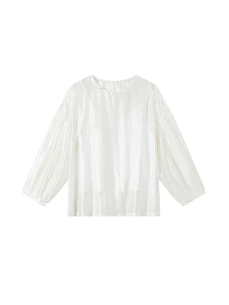 XiaYing_Lantern_Sleeve_Two_Piece_Top_5