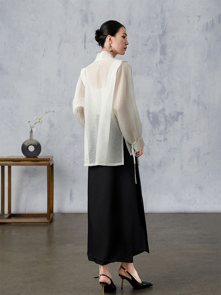 YingJing_Striped_Yarn_Lace-up_Cuffs_Cardigan_Top_4