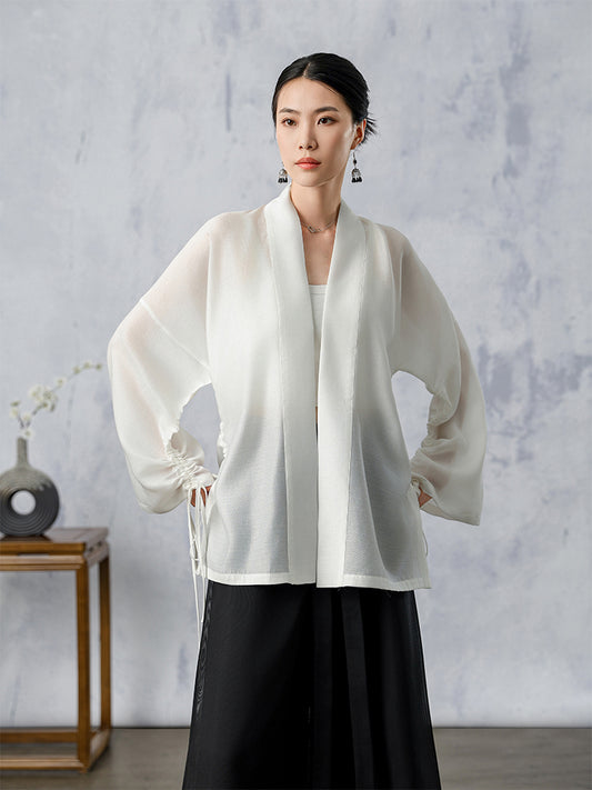 [YueZhongXing] Long Sleeve Sun Protective Cardigan Top