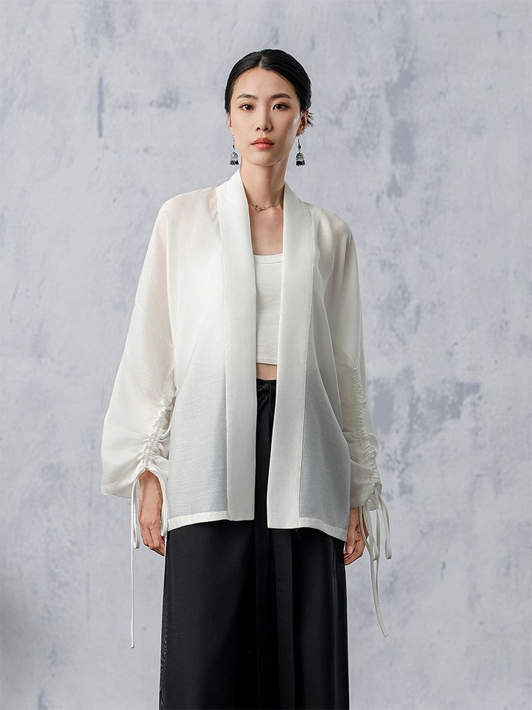 [YueZhongXing] Long Sleeve Sun Protective Cardigan Top