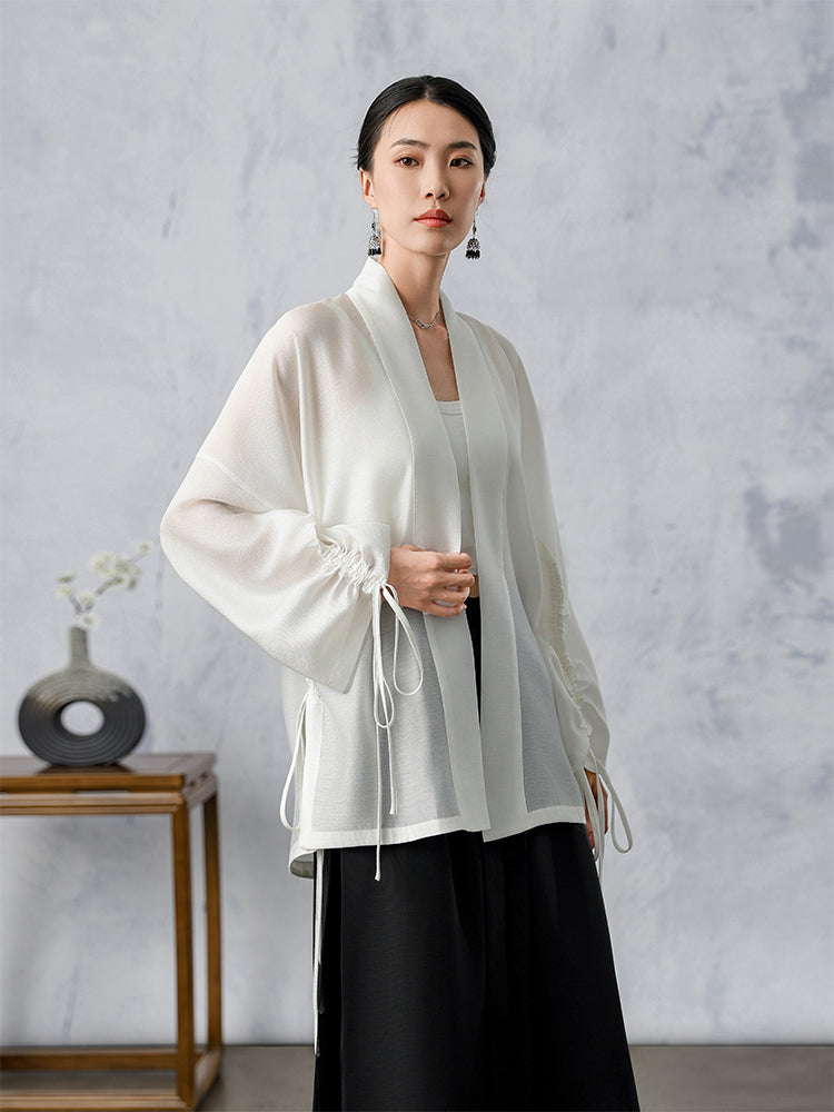 [YueZhongXing] Long Sleeve Sun Protective Cardigan Top